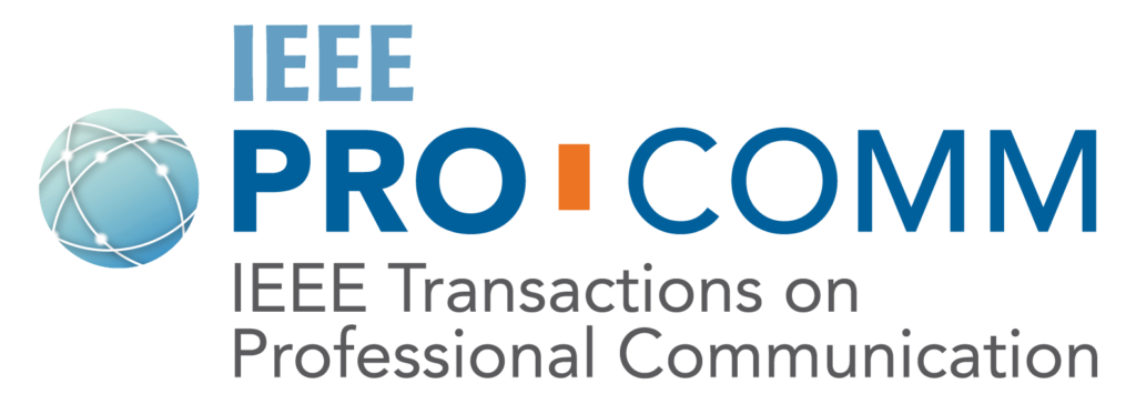 The IEEE ProComm / IEEE Transactions on Professional Communication logo, published to: "AI-Infused Technical Communication: A Call for Human-in-the-Loop Approaches to Writing, Pedagogy, and Practice"